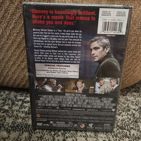 Michael Clayton DVD George Clooney Full-Screen Edition Thriller - Picture 4 of 4
